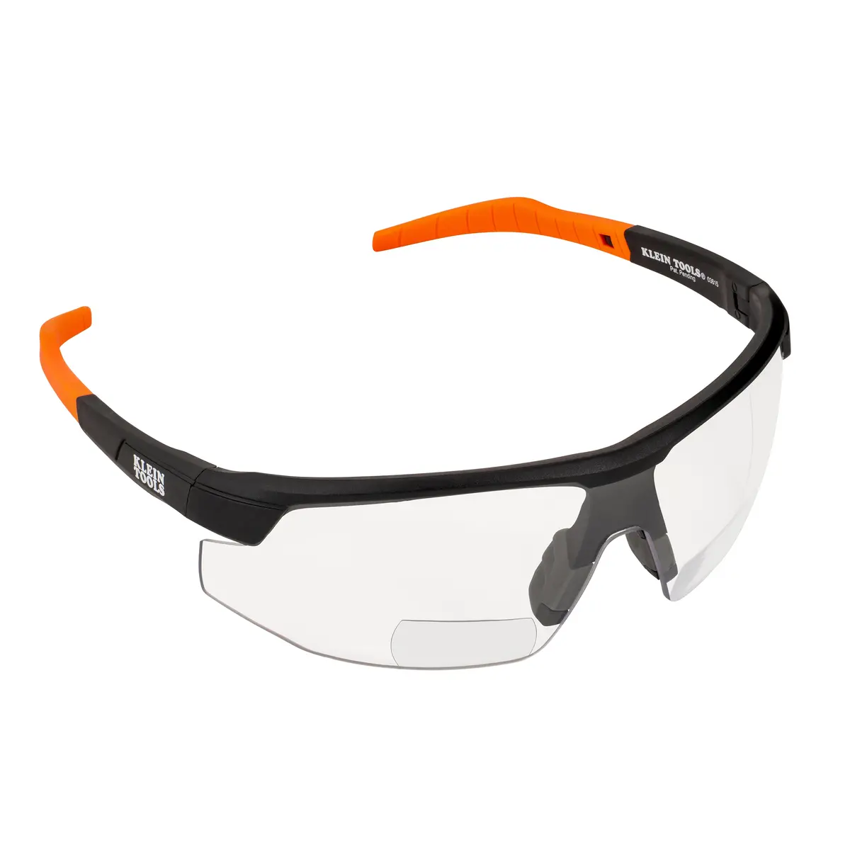 Klein Tools 03615 Low-Profile Bifocal Safety Glasses +2.00 1