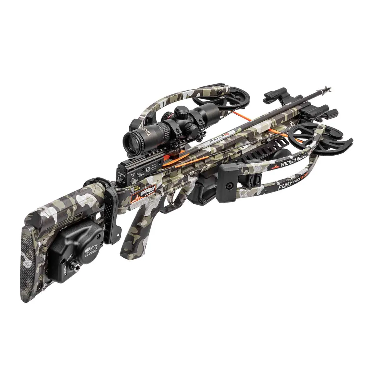Wicked Ridge Fury 410 De-Cock Crossbow Package (Rangemaster Pro Scope) 1