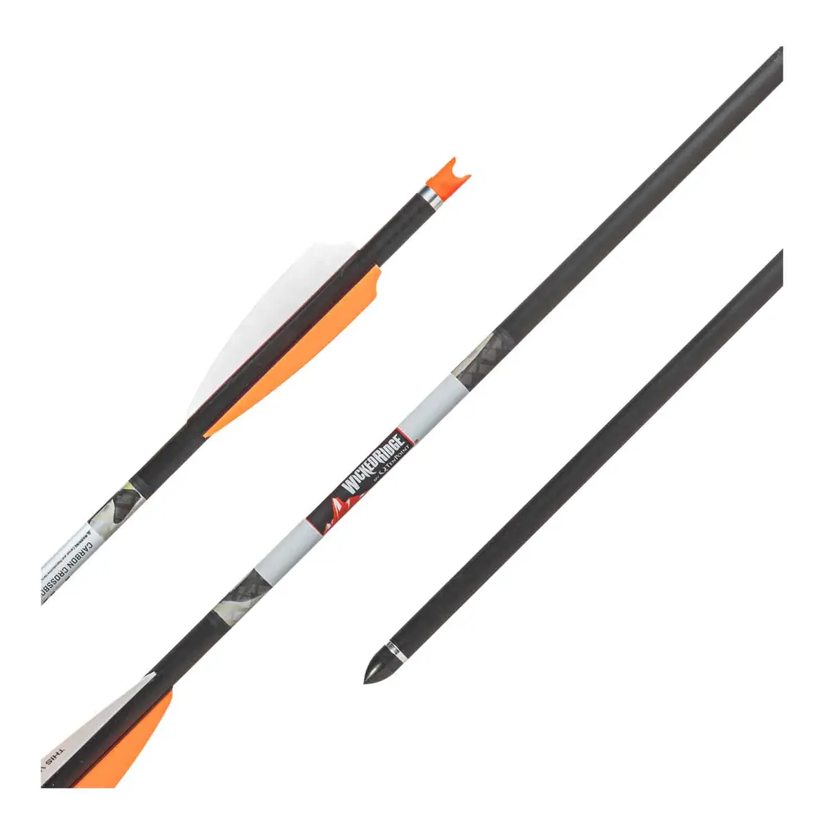 Wicked Ridge Match 400 Carbon Crossbow Arrows 20" (.004" Alpha-Nock 6Pk) 1