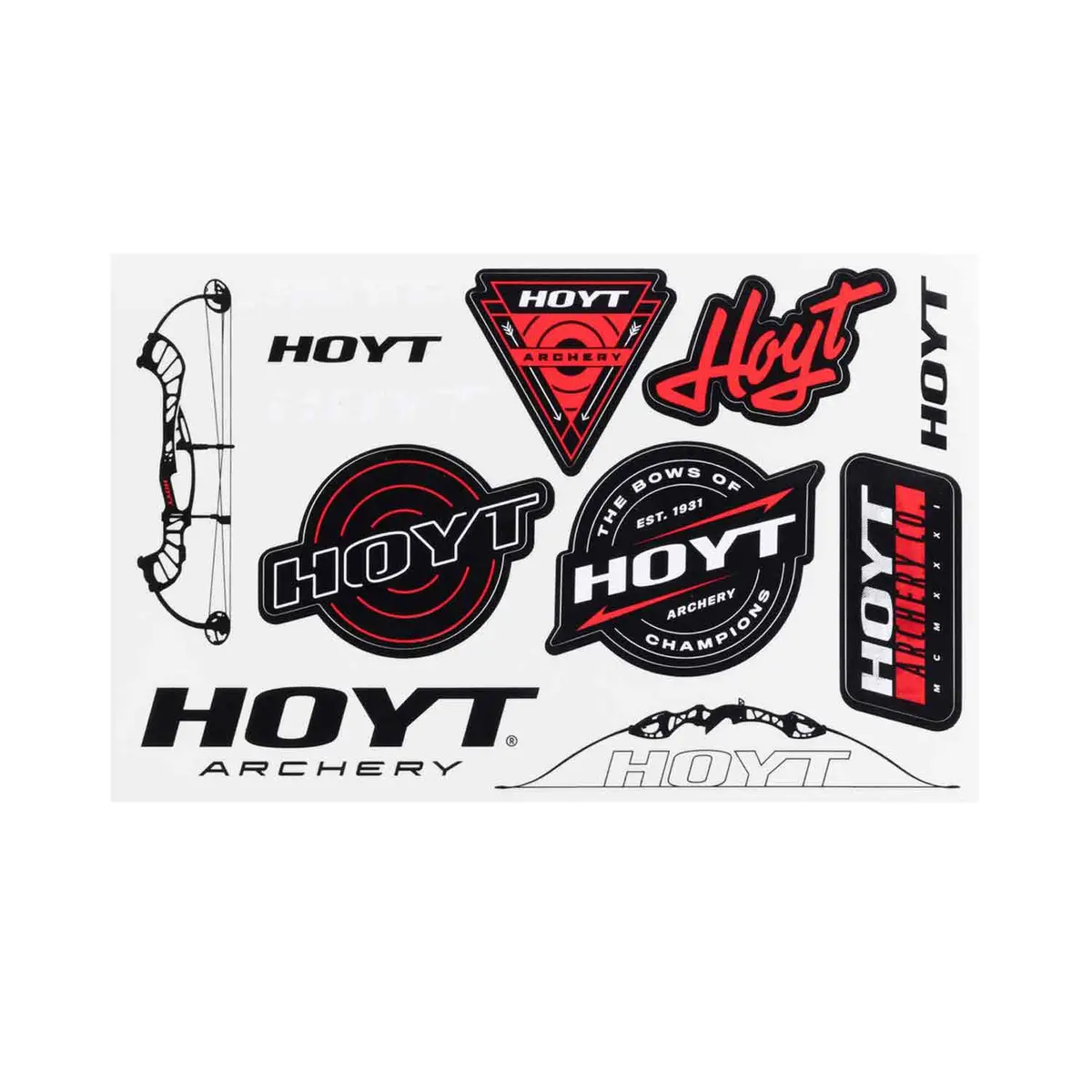 Hoyt Target Sticker Sheet 1