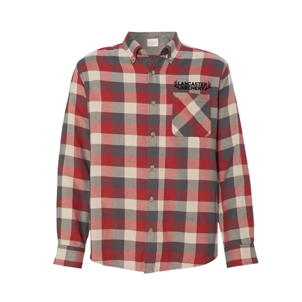 Lancaster Archery Supply Buckhorn Flannel Button-Down 1