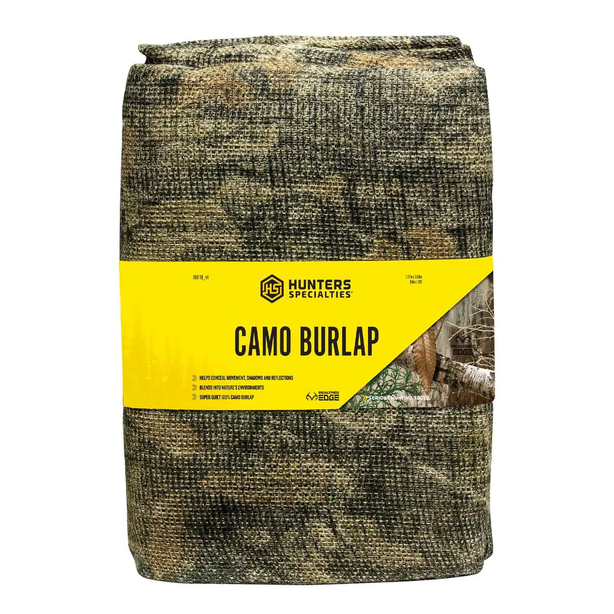 Hunter Specialties 50" X 12' Burlap (Realtree Edge Camo) 1