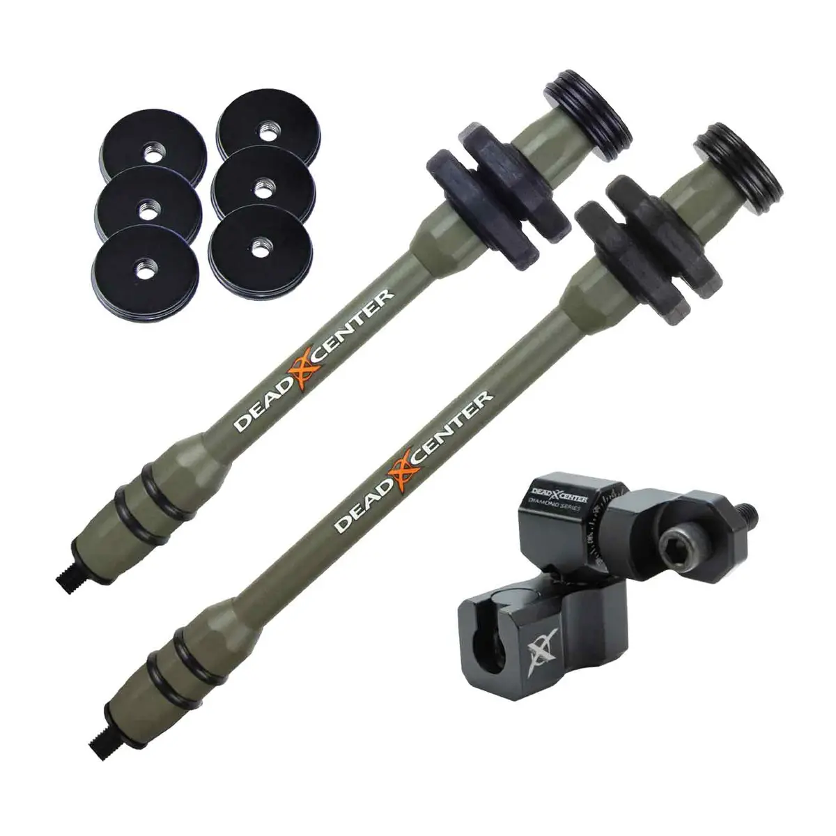 Dead Center Dead Level Hunter Xs Lite Stabilizer Set (8"/6") 3
