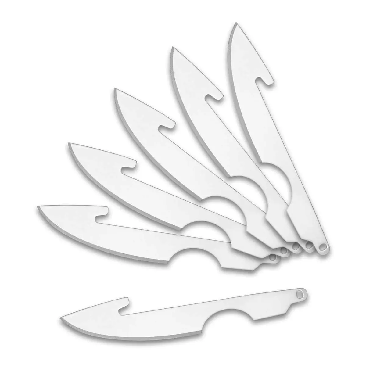 Outdoor Edge 3.0" Replacement Caping Blades  (6 Pack) 1
