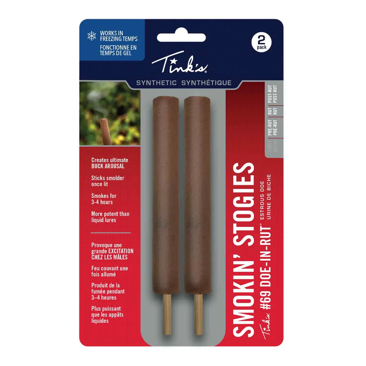Tink's Smokin' Stogies - Synthetic #69 Doe-In-Rut (2 Pack) 1