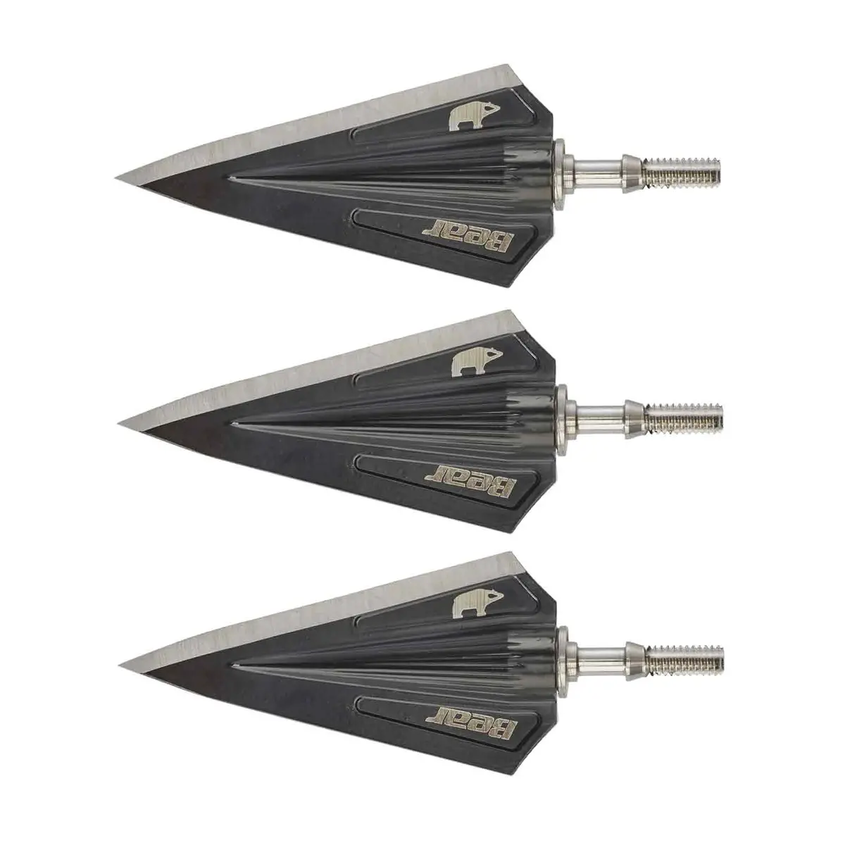 Bear Razorhead Variable Weight System Single Bevel Broadhead Kit (150Gr-250Gr) 1