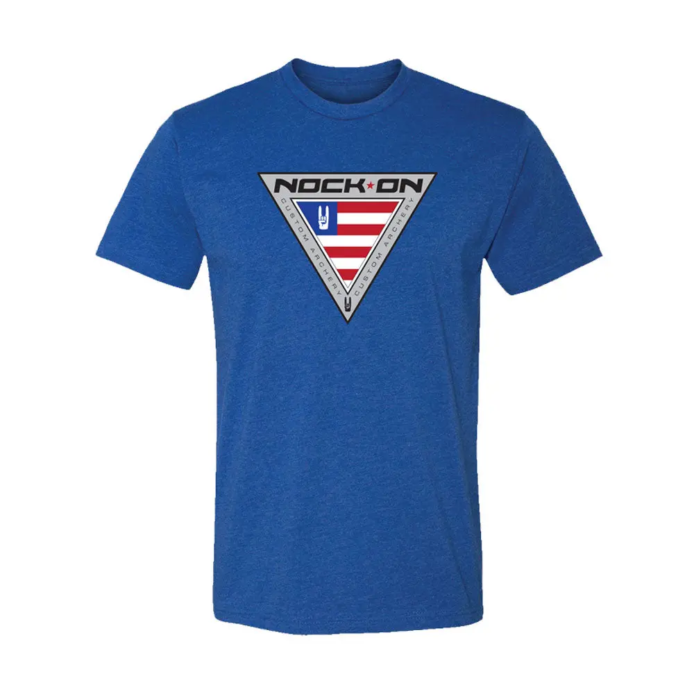 Nock On Patriot T-Shirt (Blue) 1