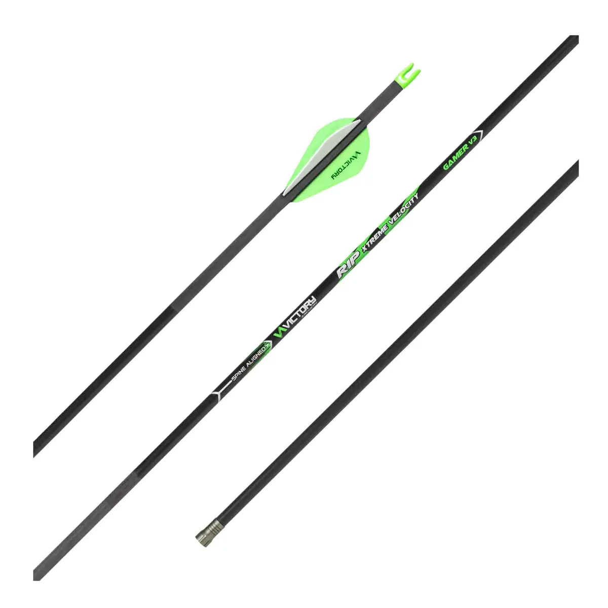 Victory Rip Xv Xtreme Velocity Gamer Fletched Arrows (6 Pack) 1