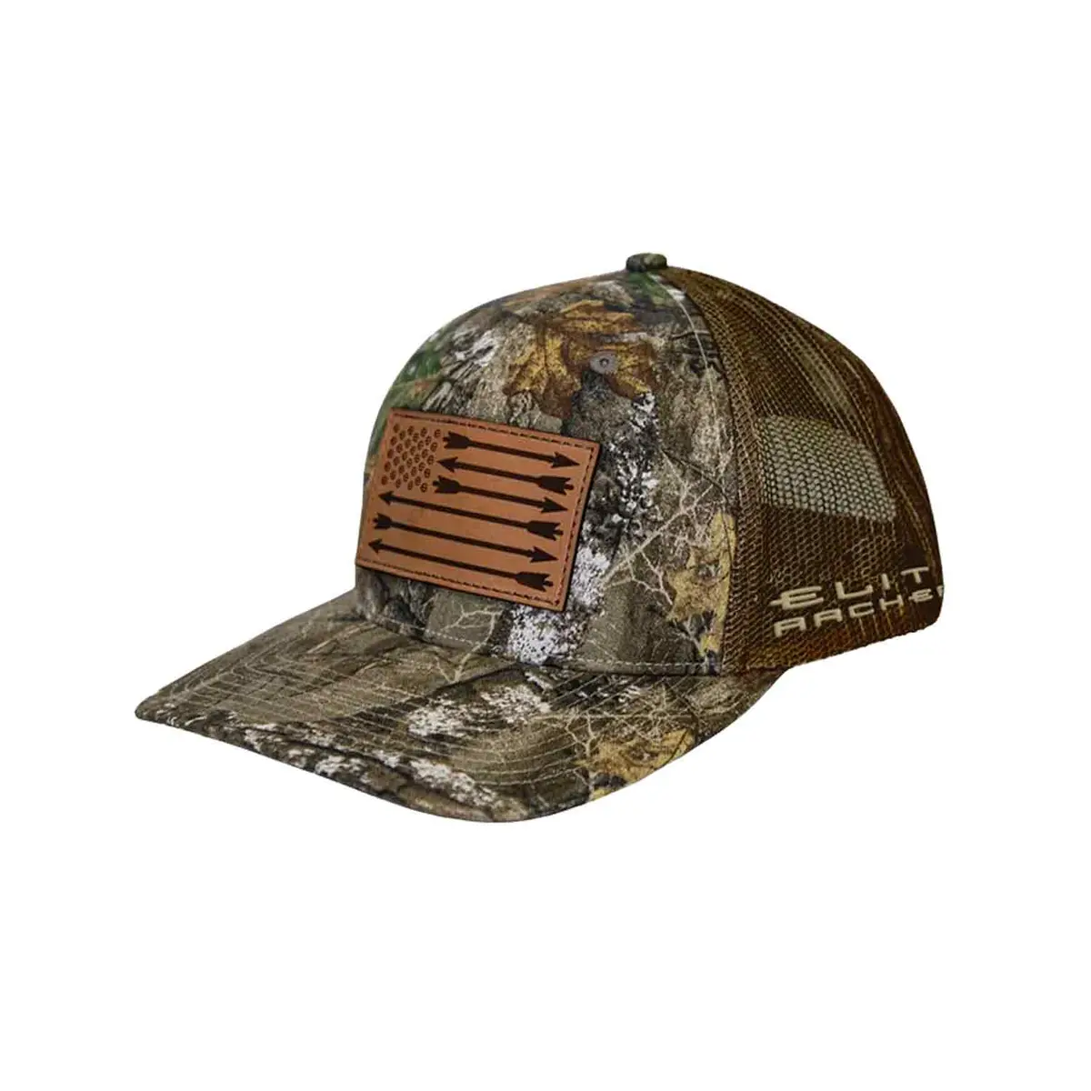 Elite Arrow Flag Leather Patch Hat 1