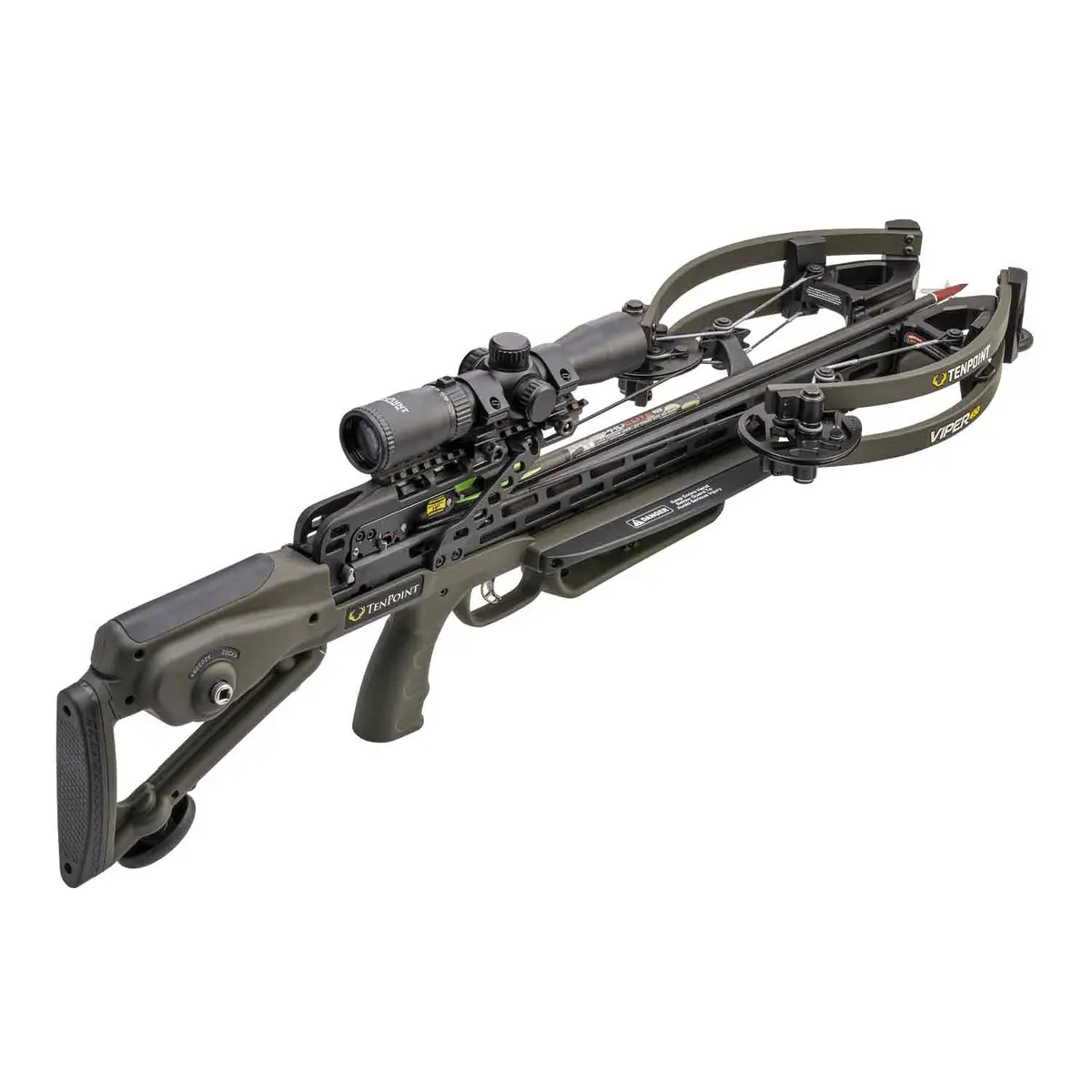 Tenpoint Viper 430 Moss Green Crossbow Package 1