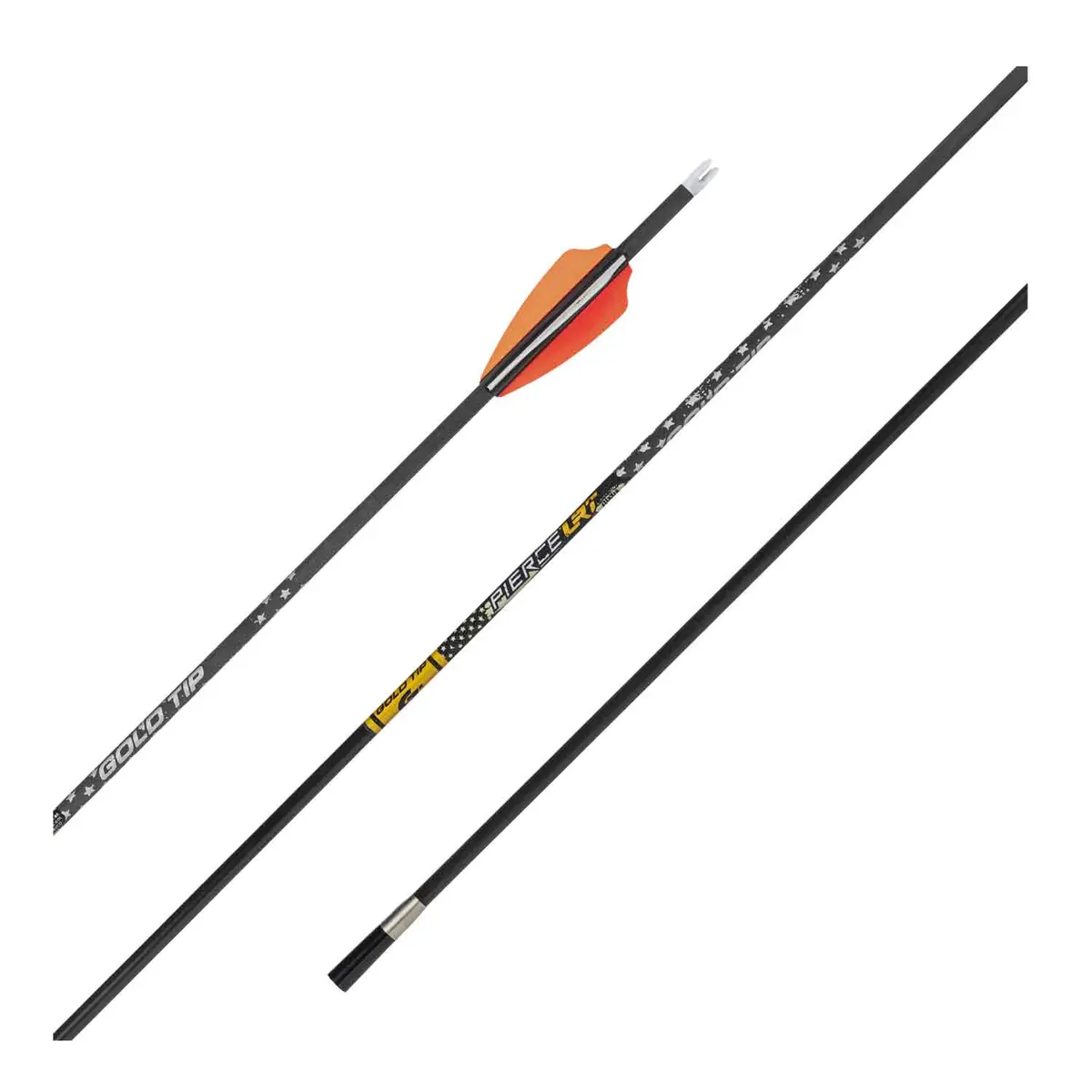 Gold Tip Pierce Lrt Fletched Arrows 1