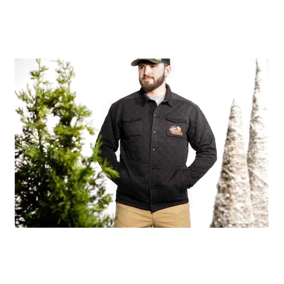 Lancaster Archery Quilted Jersey Shirt Jacket 1