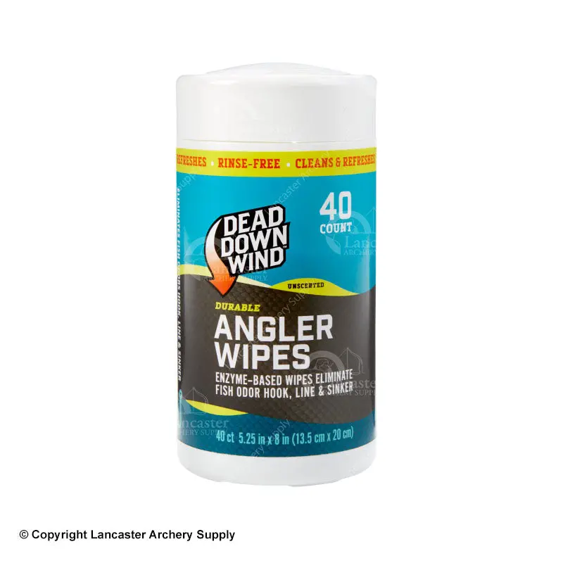 Dead Down Wind Angler Wipes Pop Top Container (40 Pack) 1