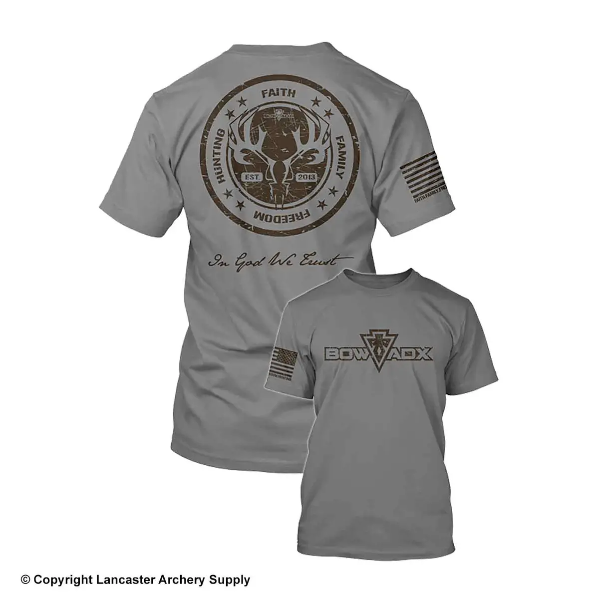 Bowadx Faith Family Freedom Hunting Tee 1