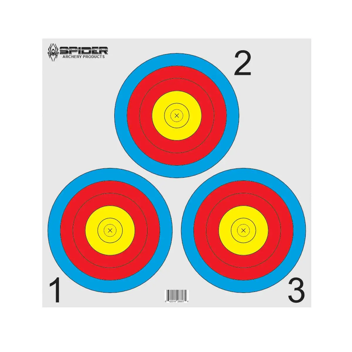 Spider Archery Target Face (Black Light) 1