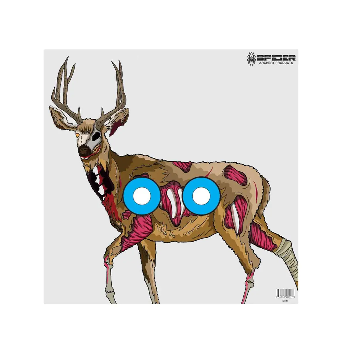Spider Archery Target Face (Black Light) 3