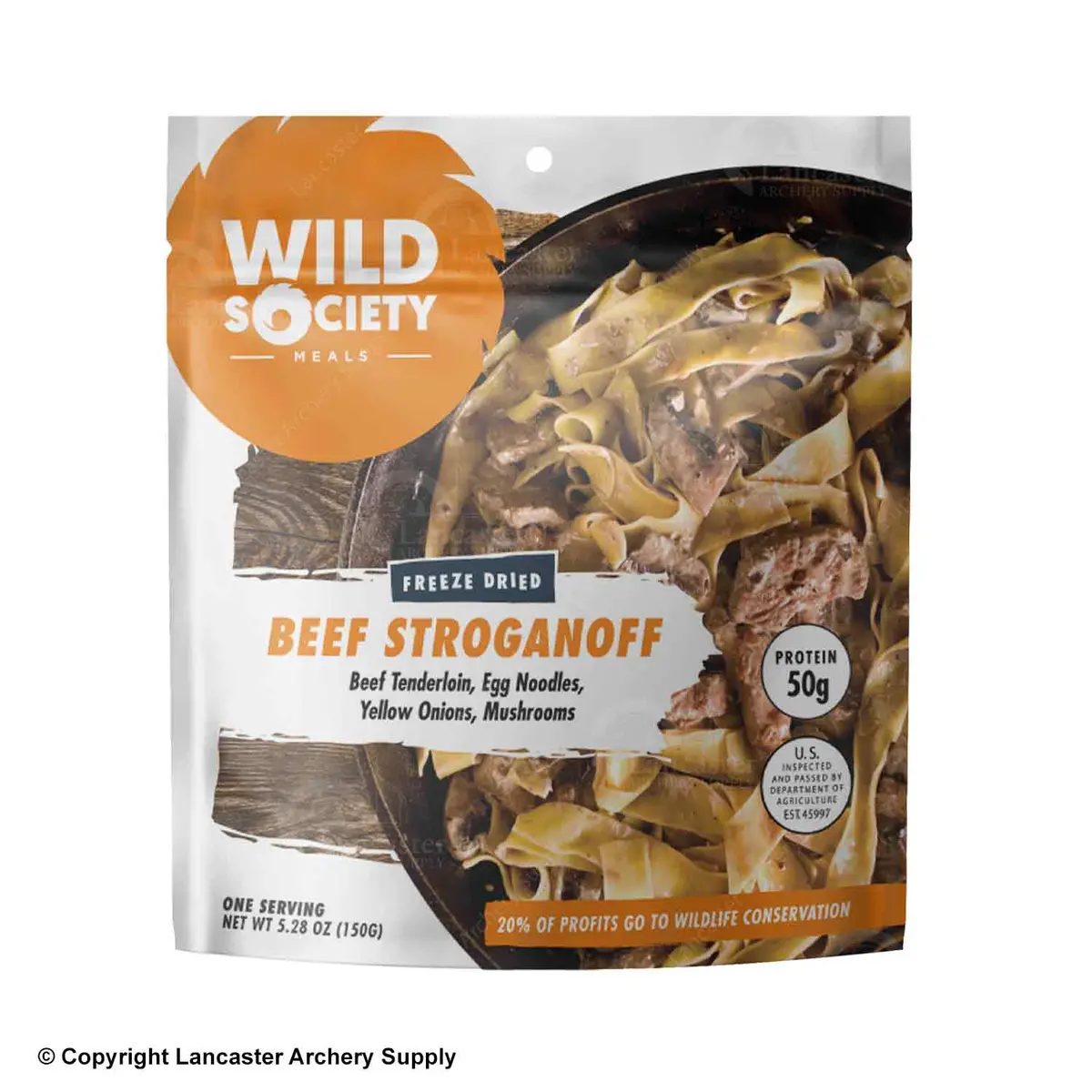 Wild Society Beef Stroganoff Freeze Dried Meal 1