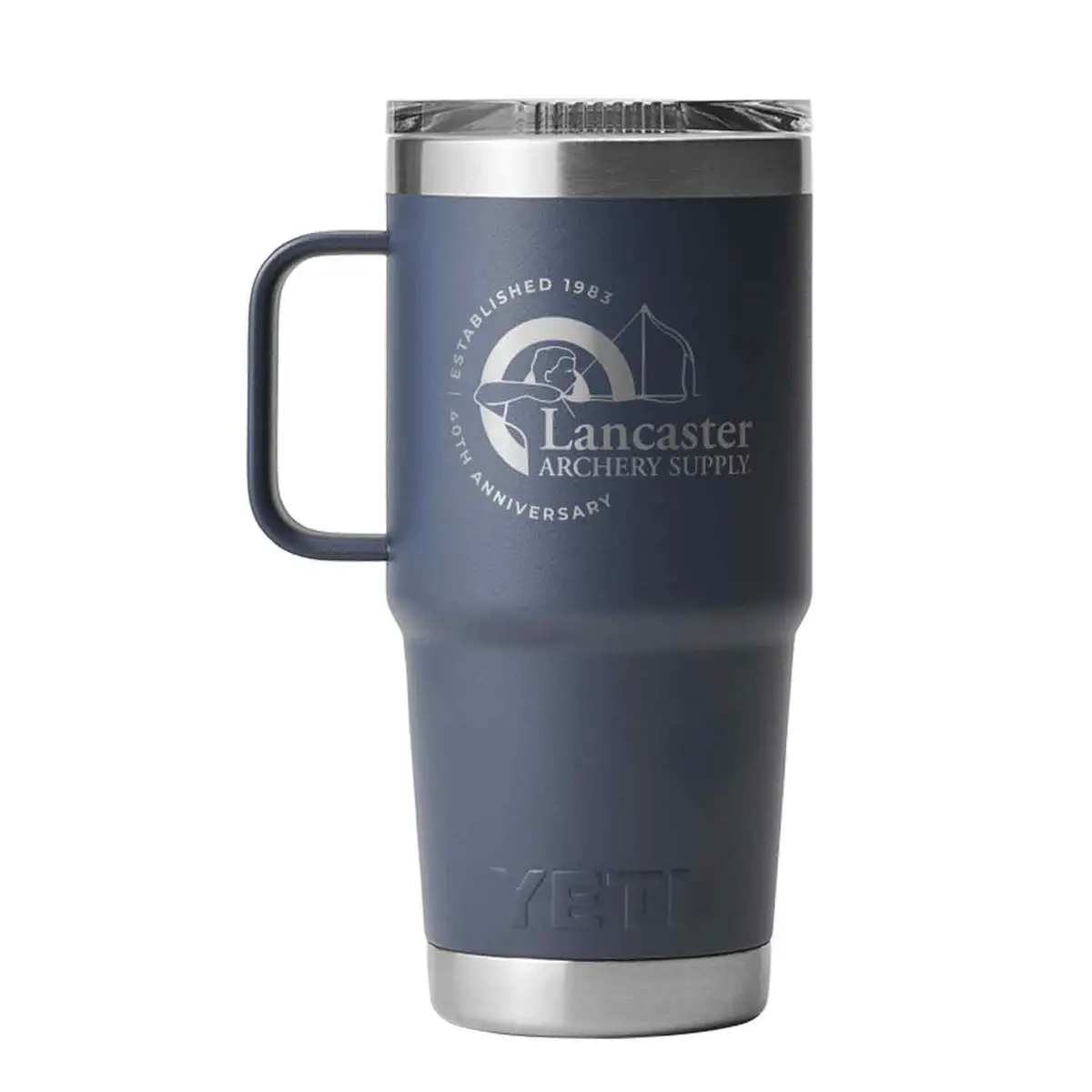 Lancaster Archery Supply 40Th Anniversary Yeti Rambler Travel Mug 1