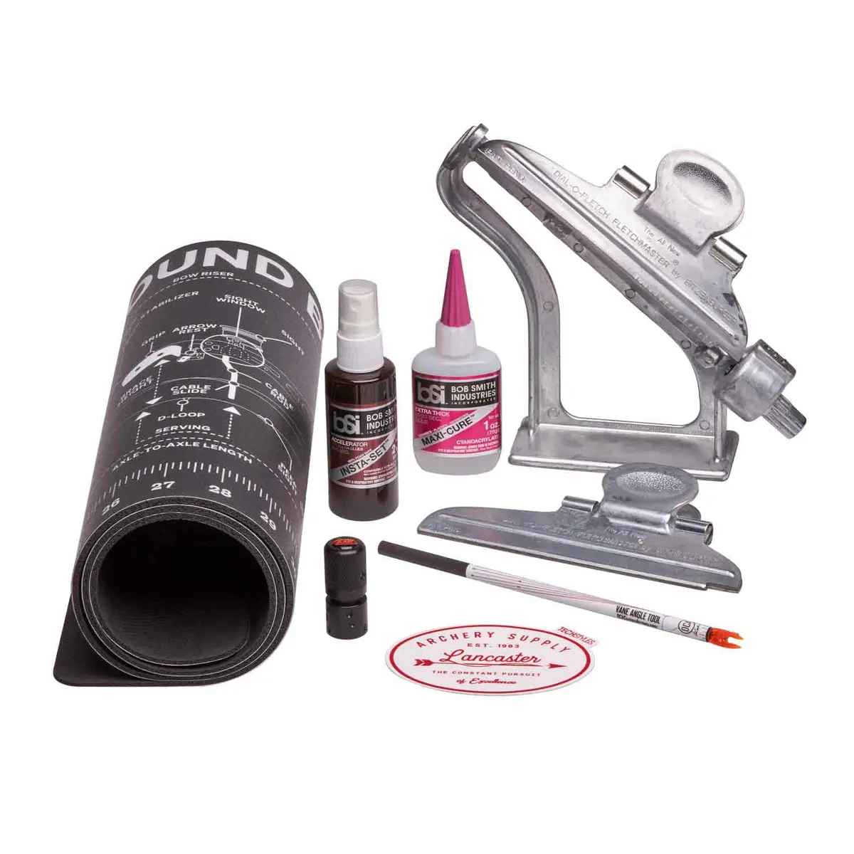Lancaster Archery Bitzenburger Fletching Jig Pro Package 1