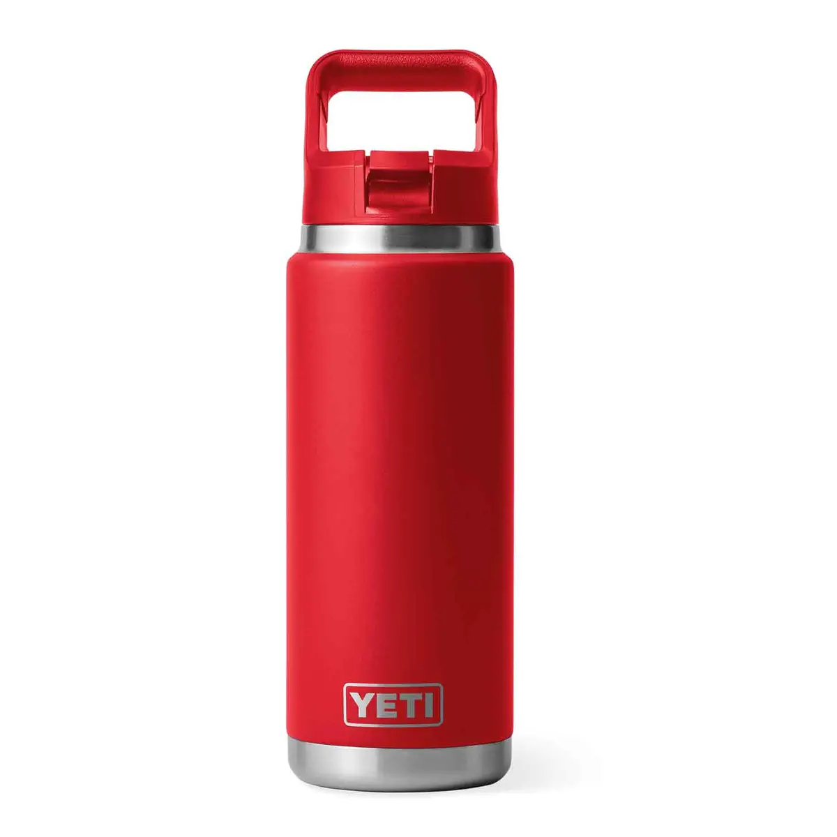 YETI Rambler 26 oz Vacuum-Insulated Stainless Steel Bottle Featuring a Vibrant, Leak-Resistant Straw Lid - Image 4