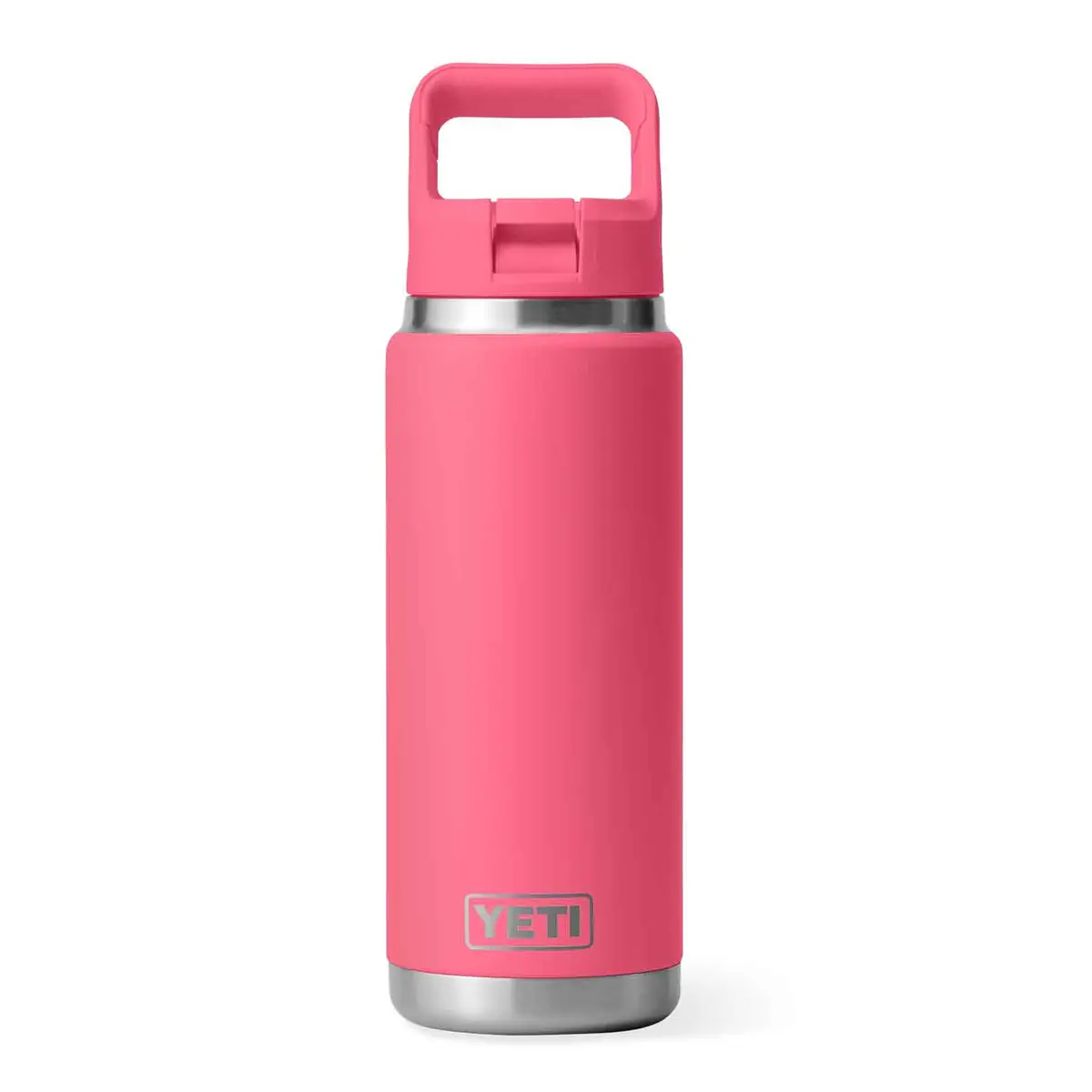 YETI Rambler 26 oz Vacuum-Insulated Stainless Steel Bottle Featuring a Vibrant, Leak-Resistant Straw Lid - Image 3