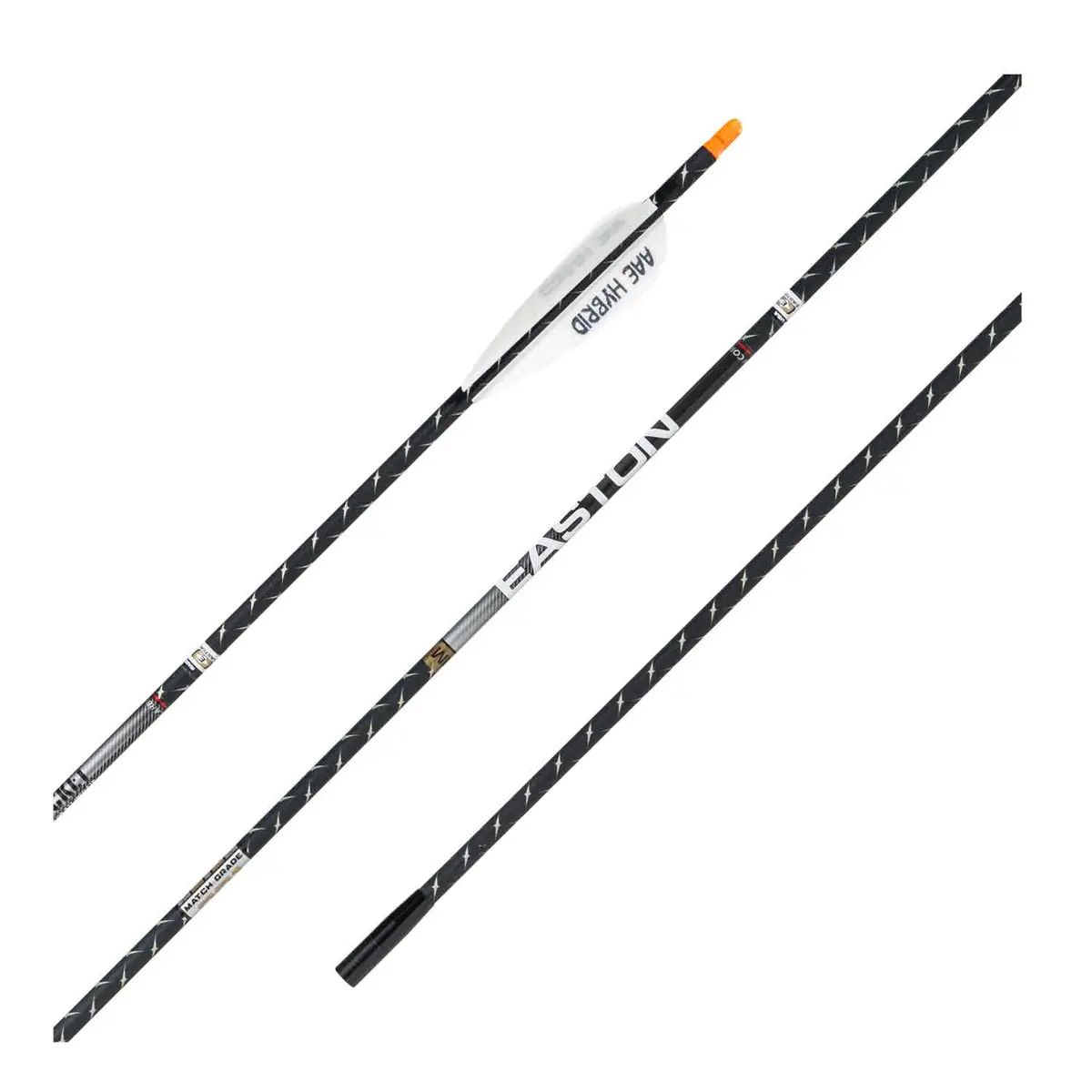 Easton Fmj 4Mm Match Grade Fletched Arrows W/Half-Outs 1