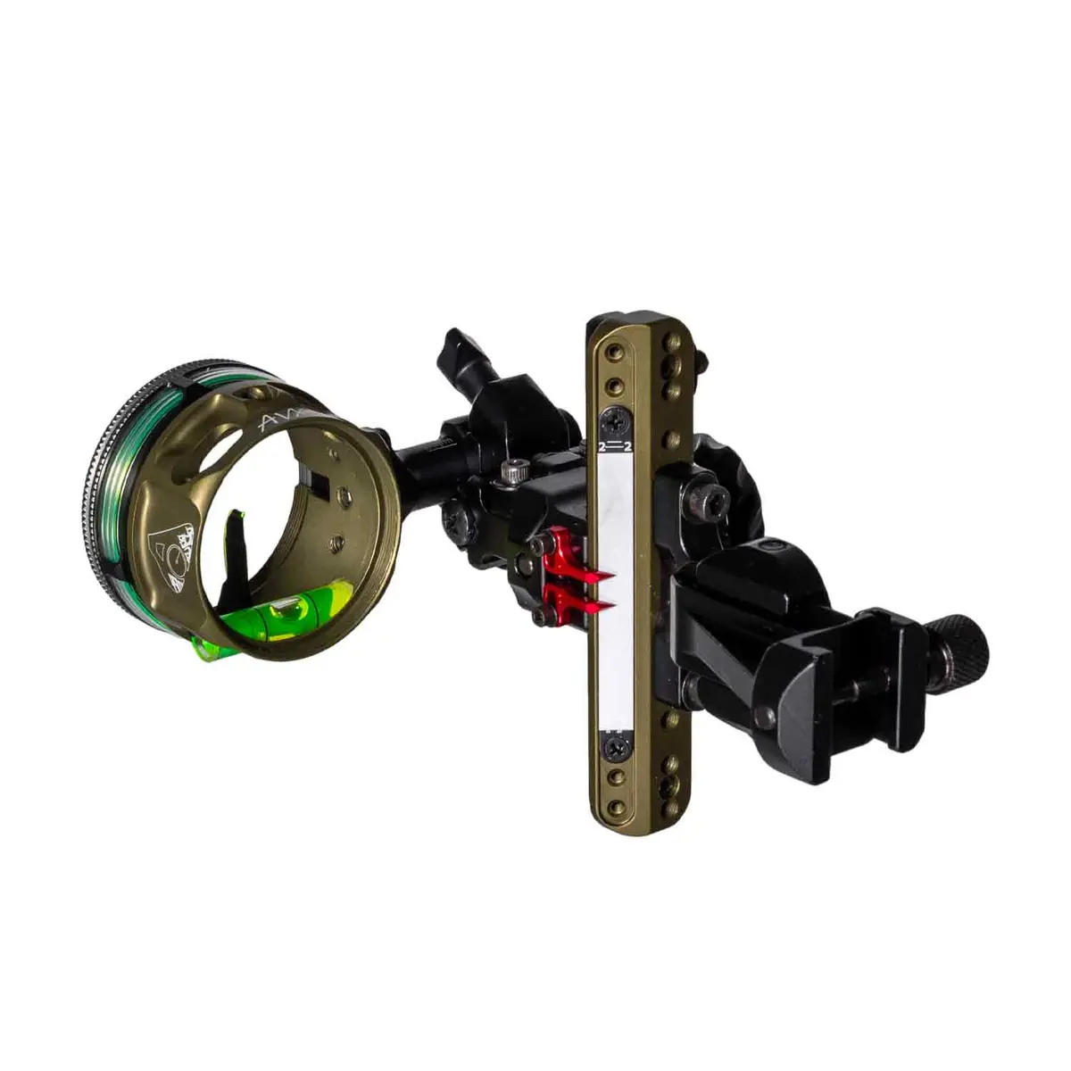 Axcel Landslyde Tactical Bowhunting Picatinny Slider W/Avx41 Scope (.010" Single Pin) 1