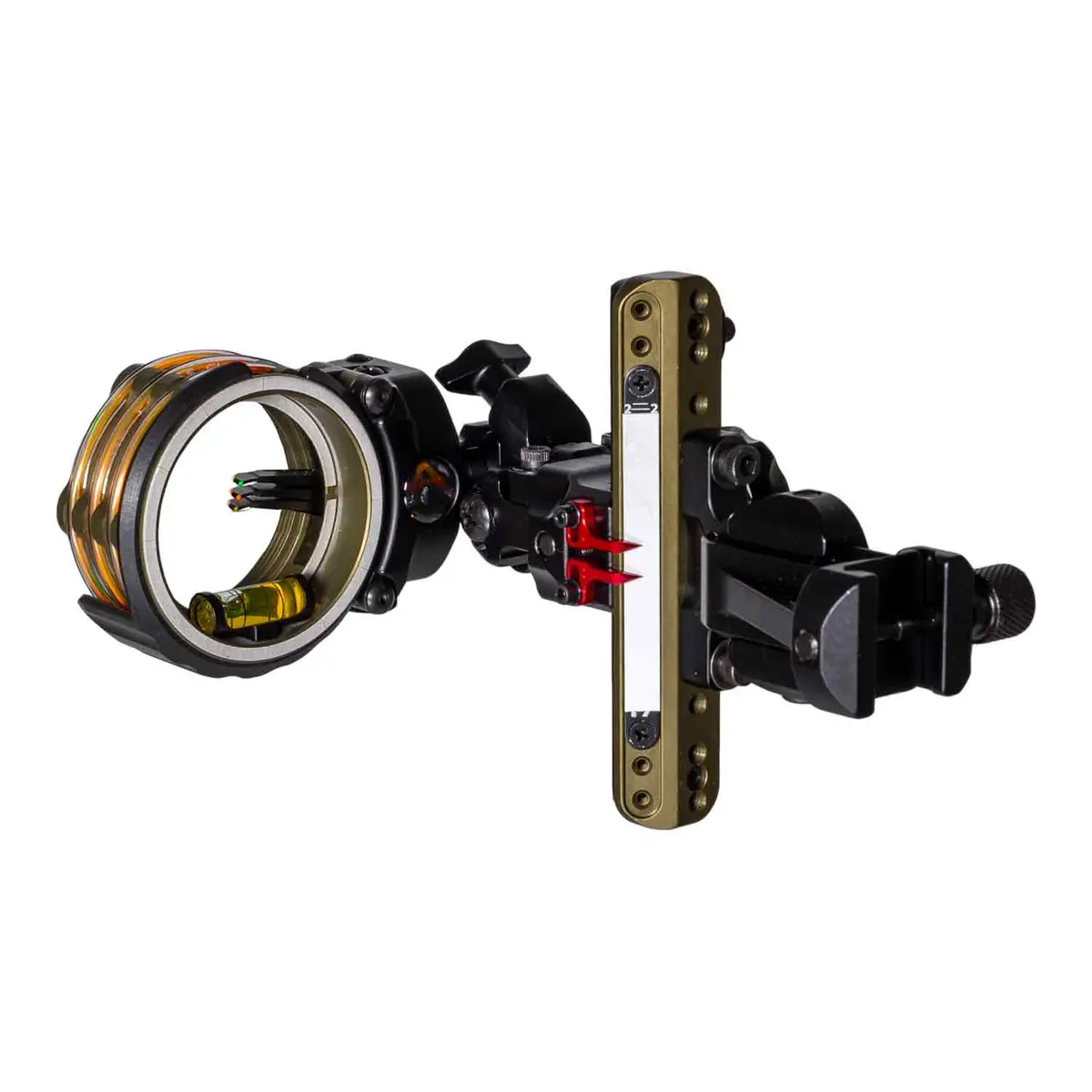Axcel Landslyde Custom Series Bowhunting/Black Picatinny Slider W/Accustat Ii Scope (.019" Micro 3 Pin) 1