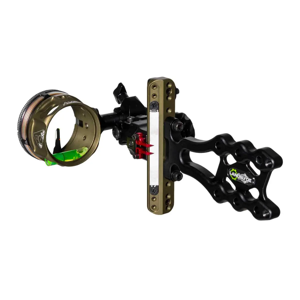 Axcel Landslyde Tactical Bowhunting Slider Sight W/Avx-41 Scope (.019" Green/Red Ranger Pin) 1