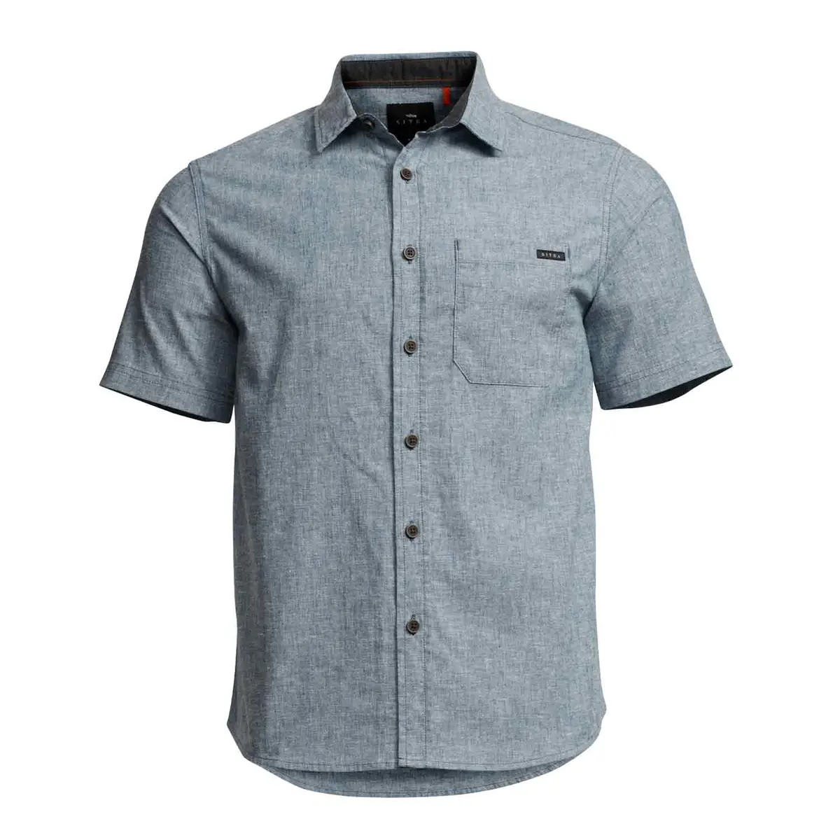 Sitka Ambary Short Sleeve Shirt (Pacific Heather) 1