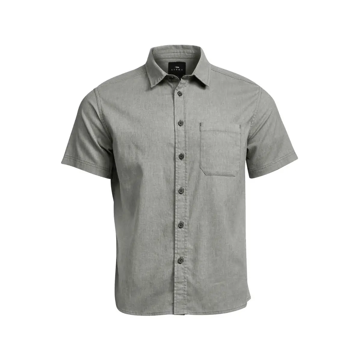 Sitka Ambary Short Sleeve Shirt (Woodsmoke Heather) 1