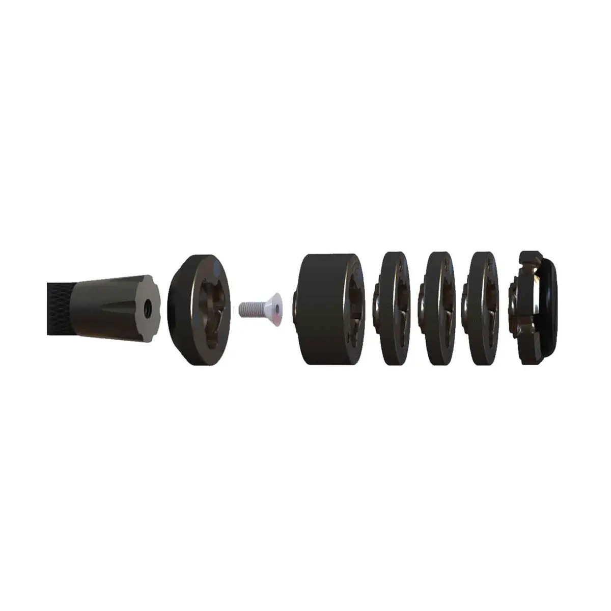 Hamskea Black Stainless Steel Basic Quick Change Weight Kit 1