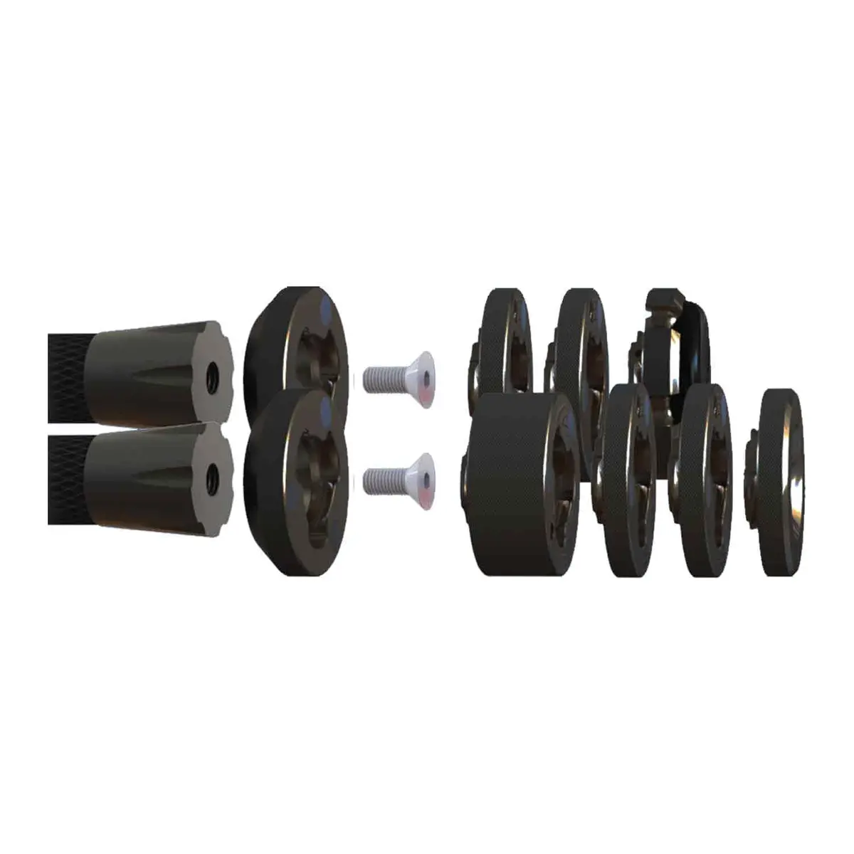 Hamskea Black Stainless Steel Hunter Quick Change Weight Kit 1