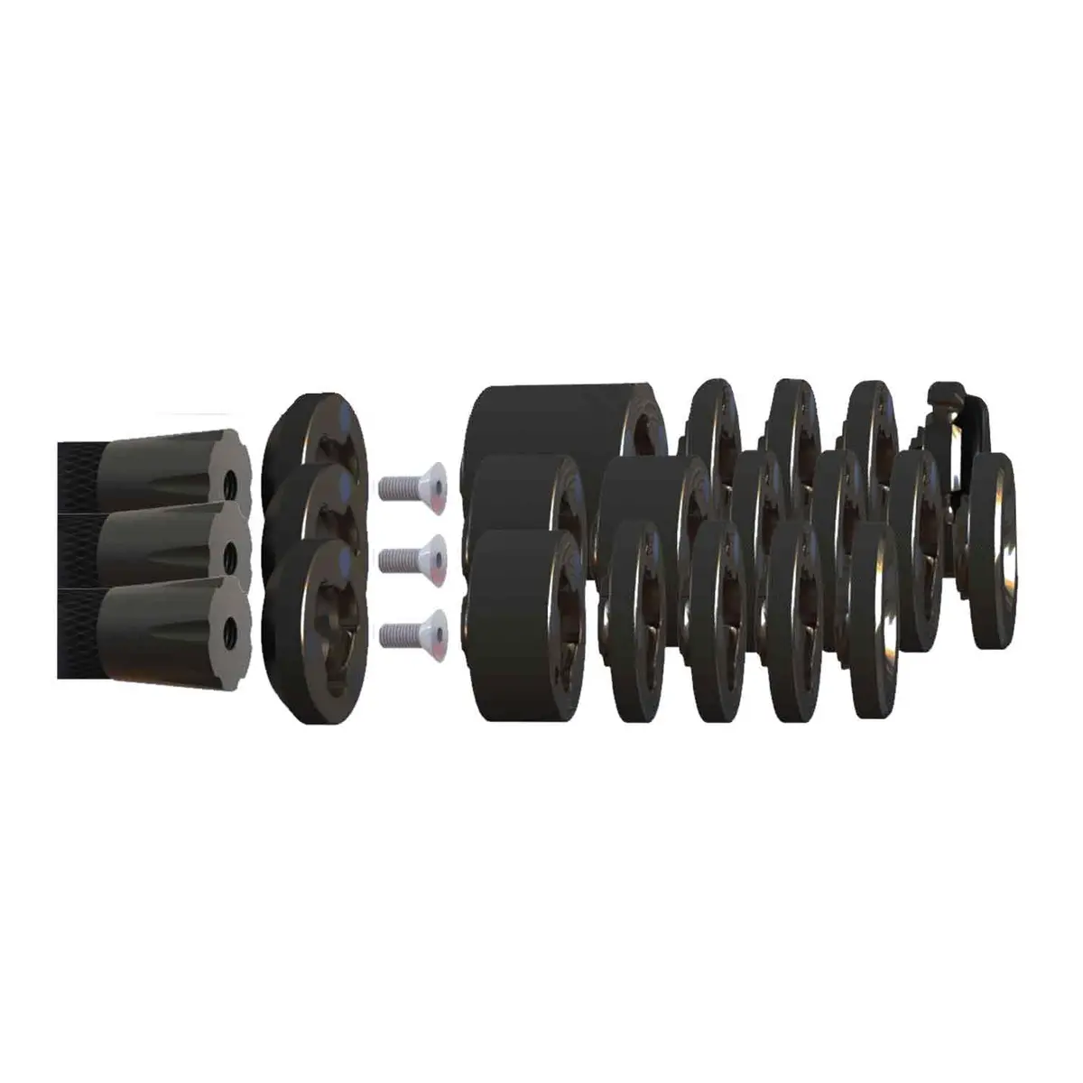 Hamskea Black Stainless Steel Executive Quick Change Weight Kit 1