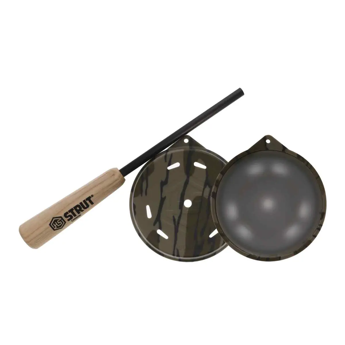 Hunter Specialties Bottomlands Camo Cutt'r Slate Pot Turkey Call 1