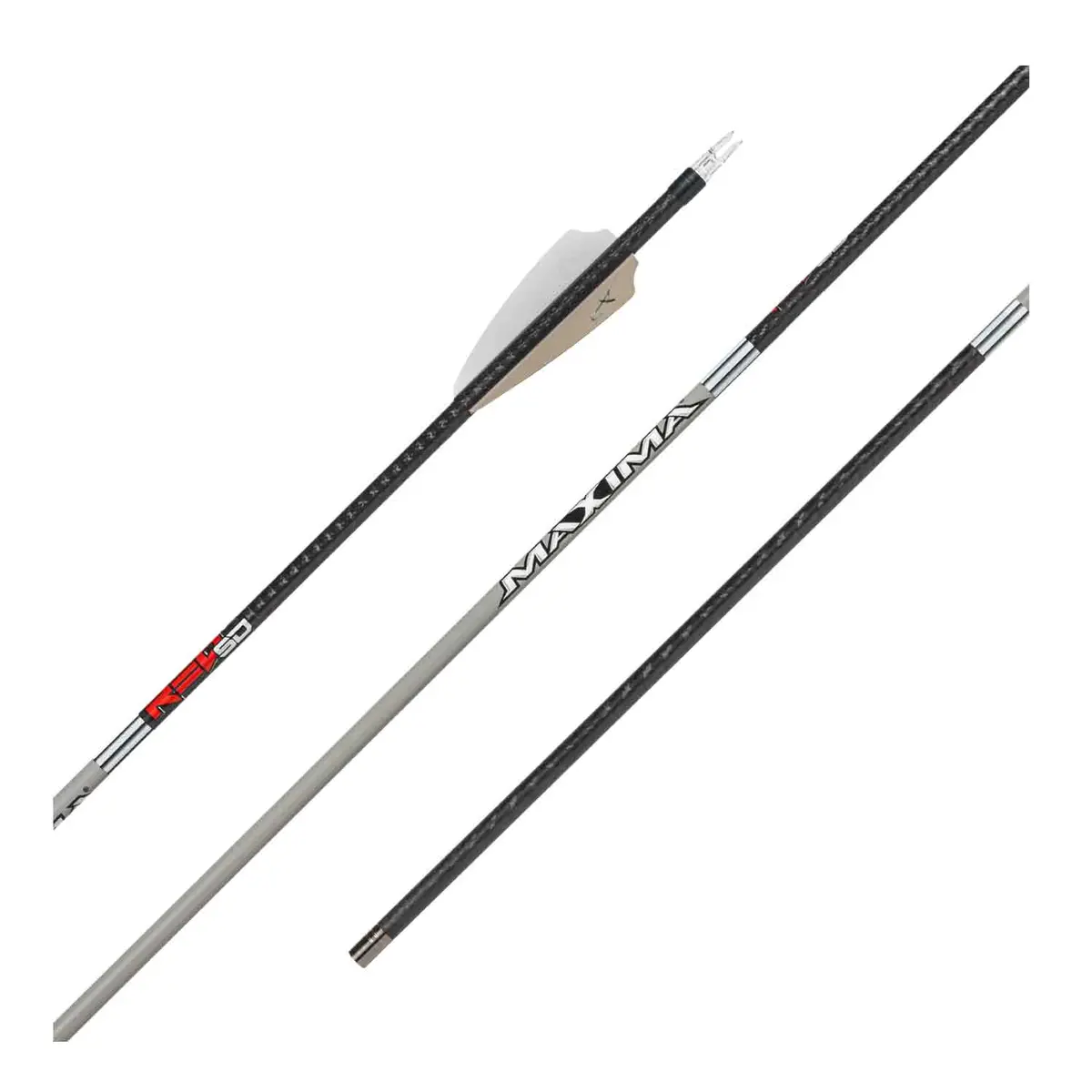 Carbon Express Maxima Red Sd Fletched Arrows (Stone) 1