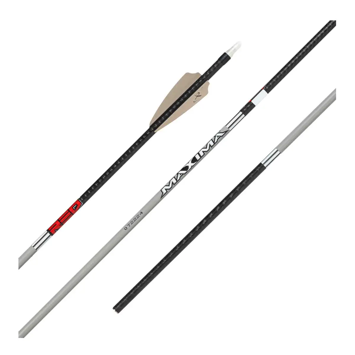 Carbon Express Maxima Red Fletched Arrows (Stone) 1