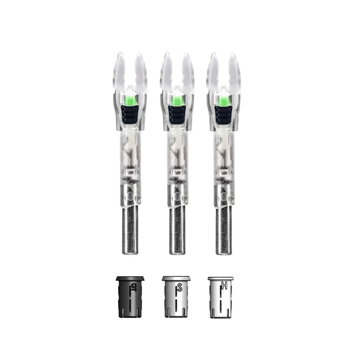 Nockturnal Shift Universal Lighted Nock (3-Pk) 1