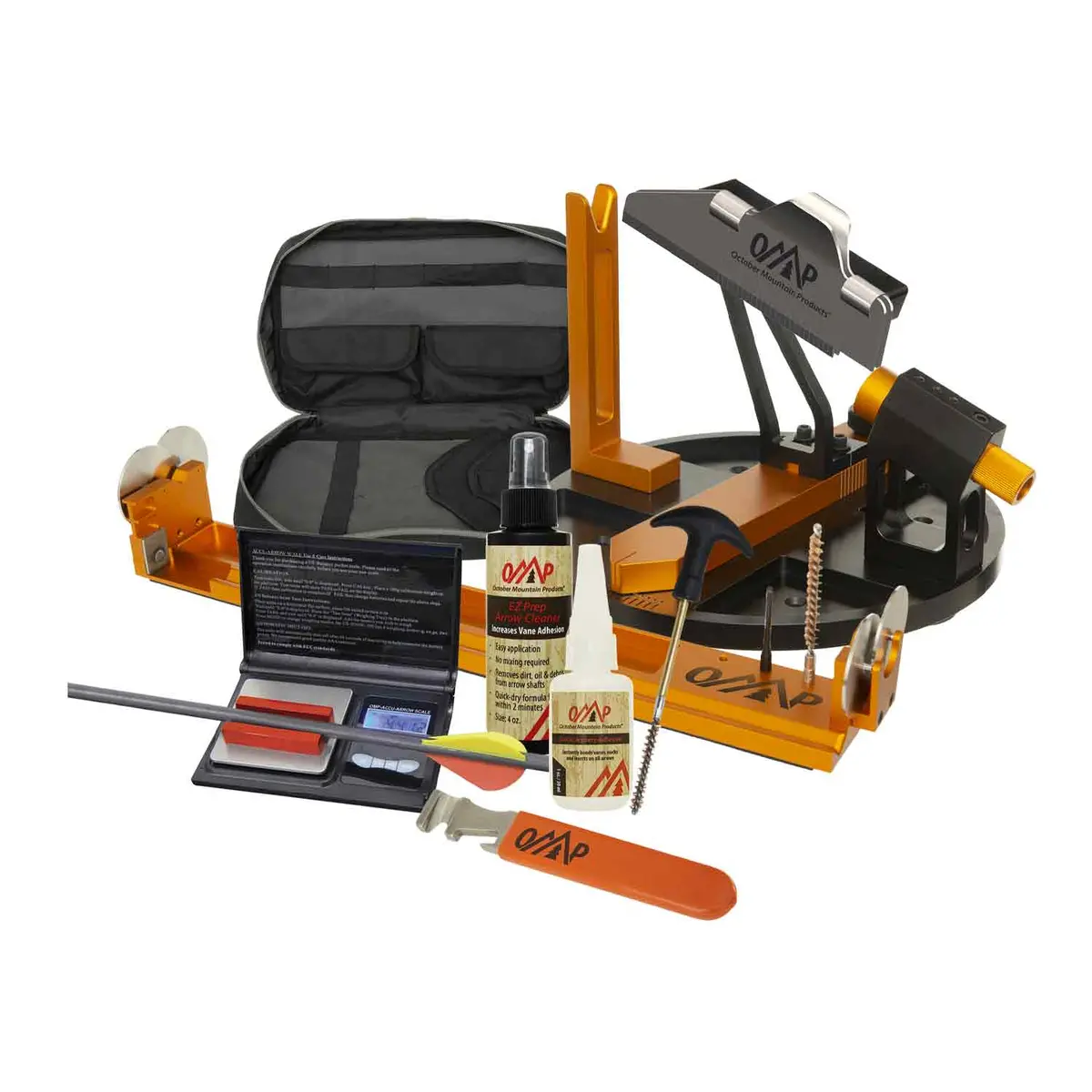 Omp Phoenix Fletching Jig With Arrow Building Kit 1