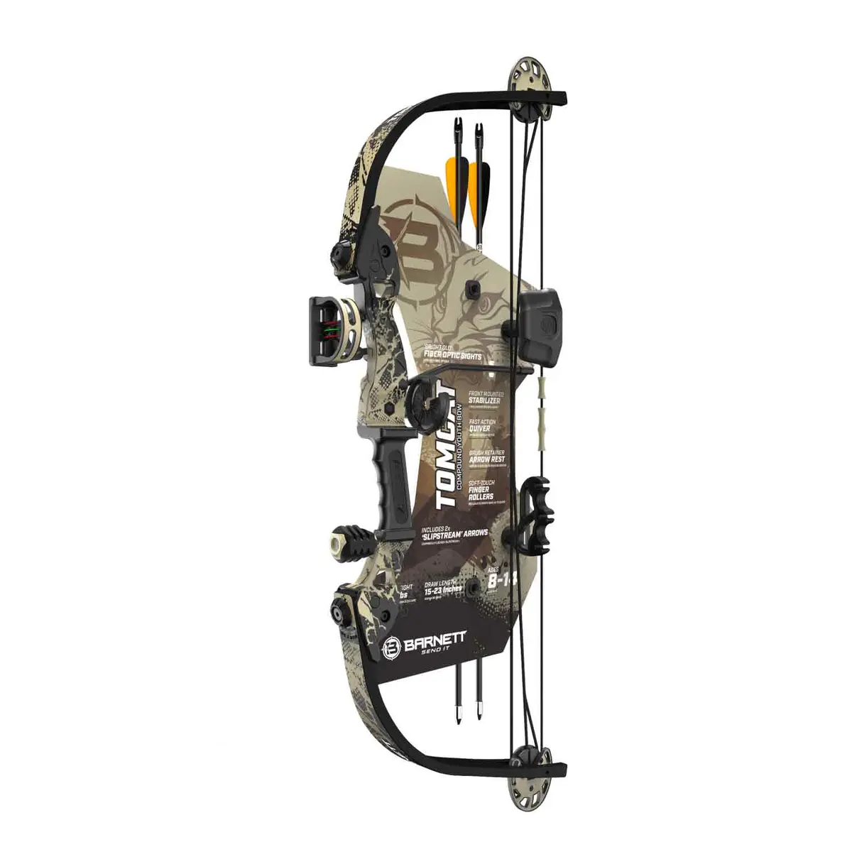 Barnett Tomcat G3 Camo Youth Bow 1