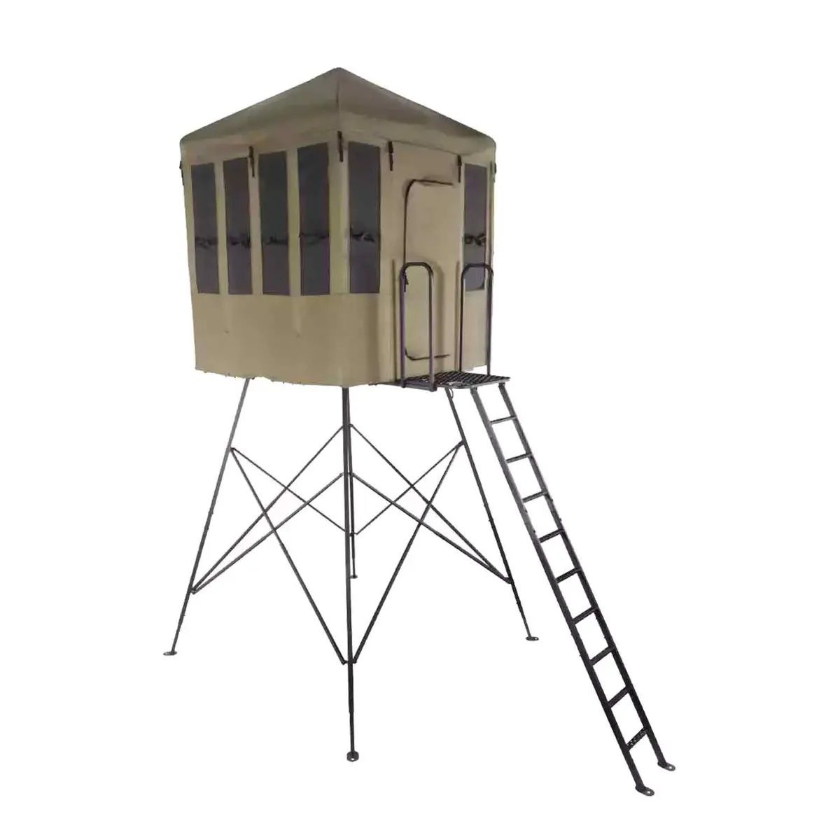 Millennium Buck Hut Magnum 6X6 Elevated House Blind 1