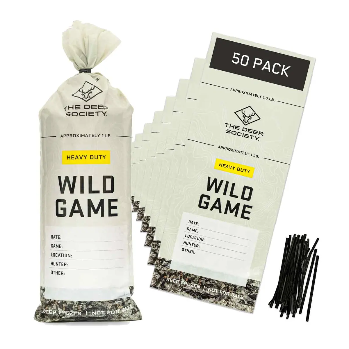 Illusion Heavy Duty Wild Game Freezer Bags (50-Pk) 1