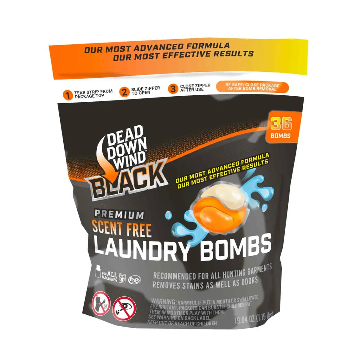 Dead Down Wind Black Premium Laundry Bombs (36-Pk) 1