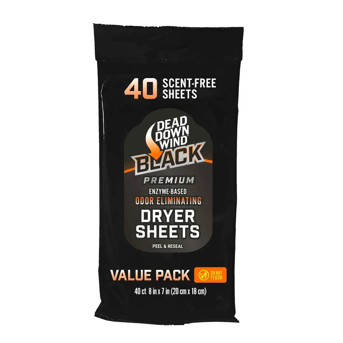 Dead Down Wind Black Premium Dryer Sheets 1