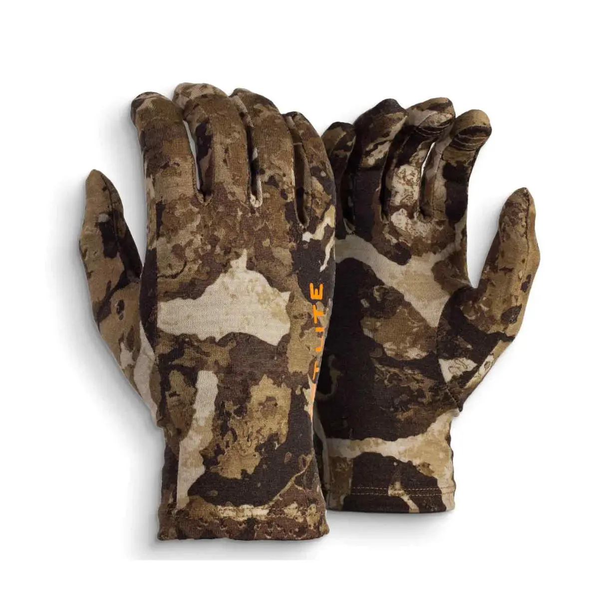 First Lite Aerowool Touch Liner Gloves (Specter Camo) 1