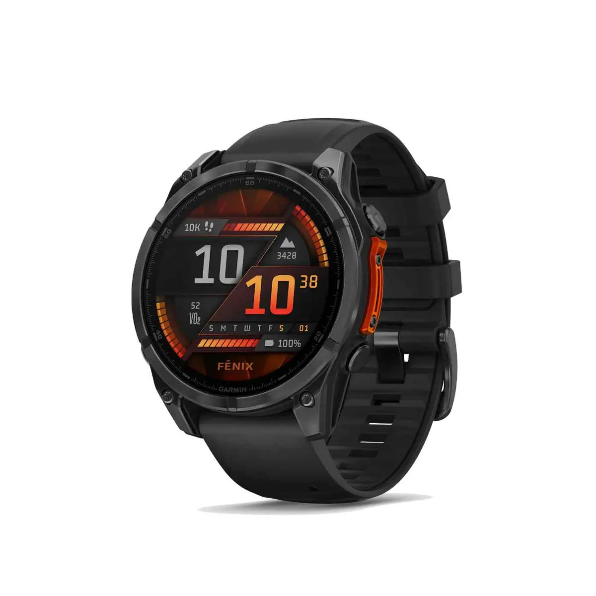 Garmin Fēnix 8 - 51 Mm Amoled Smartwatch (Slate Grey/Black Silicone Band) 1