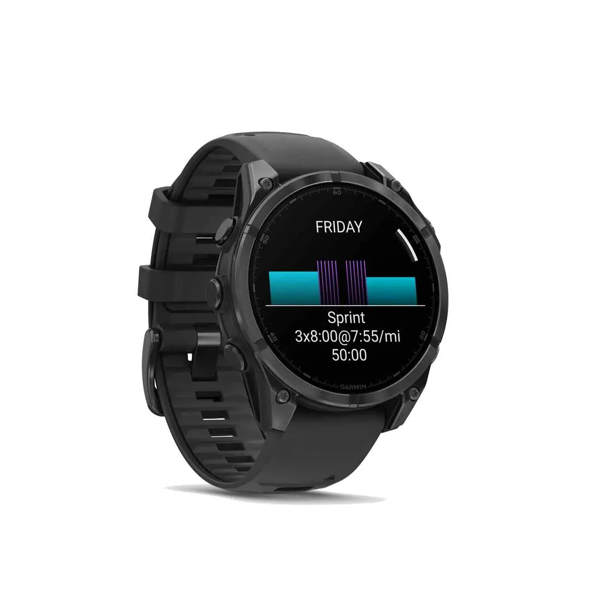 Garmin Fēnix 8 - 47 Mm Amoled Smartwatch (Slate Grey/Black Silicone Band) 1