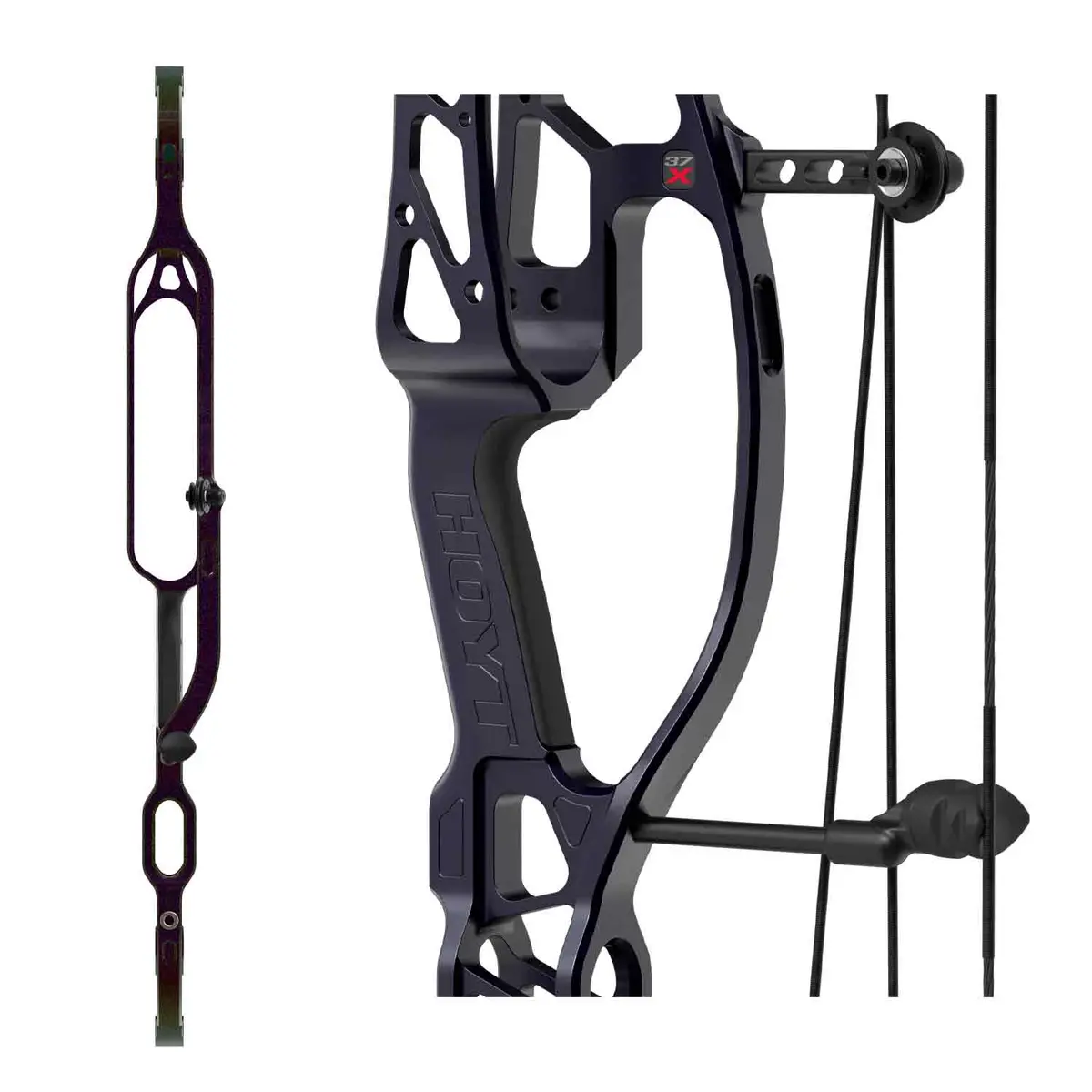 Hoyt Concept X 37 Compound Target Bow With High Gloss Limbs 2