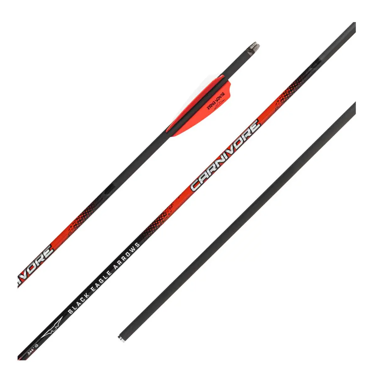 Black Eagle Carnivore V2 Fletched Arrows (.003) 1