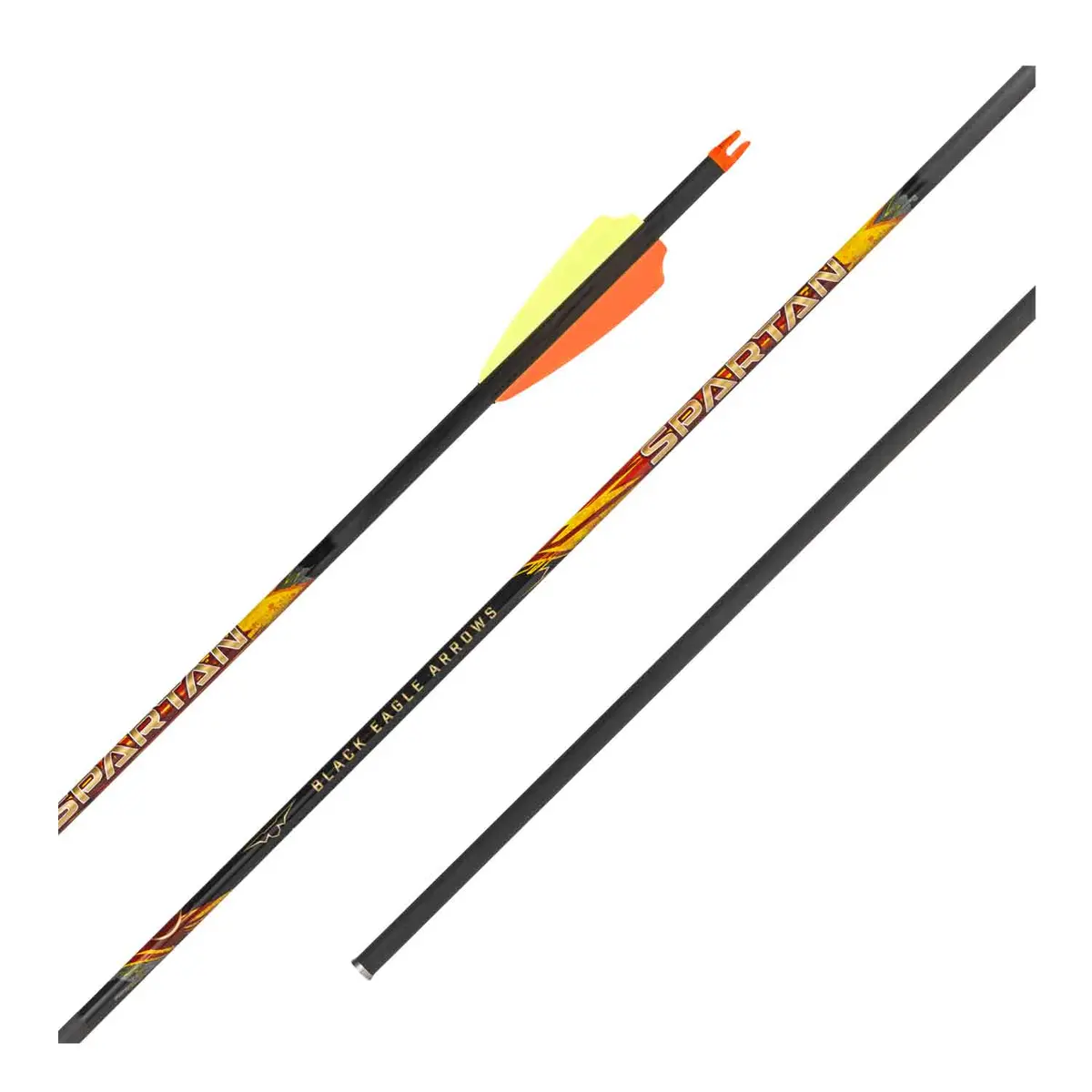 Black Eagle Spartan V2 Fletched Arrows (.003) 1